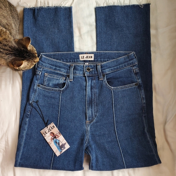 Le Jean Amelia Straight Leg Jeans - Picture 7 of 10